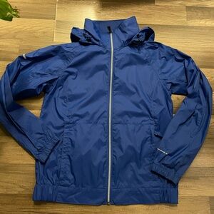 Columbia Windbreaker Rain Jacket Royal Blue Omnishield size Medium